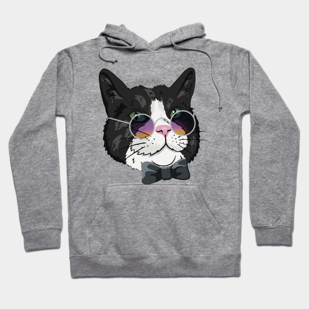 NINA - Bowtie & Sunglasses Hoodie by Lilou and Nina store